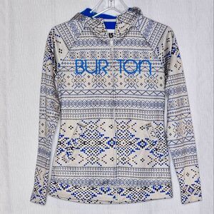 Burton Peak Full Zip Fleece Lined Side Pockets Casual Skiing Snowboarding Jacket